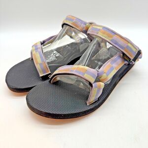 Teva Original Universal Retro Block Pastel Lilac Sandals Women’s 10 Hook & Loop